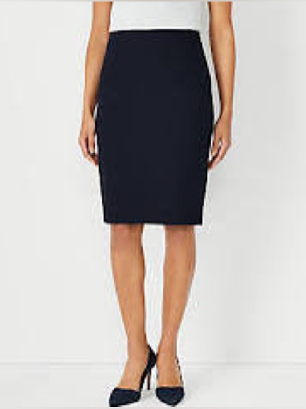 Evan-Picone Classic Black Pencil Skirt - Women's Professional Skirt Sz 10